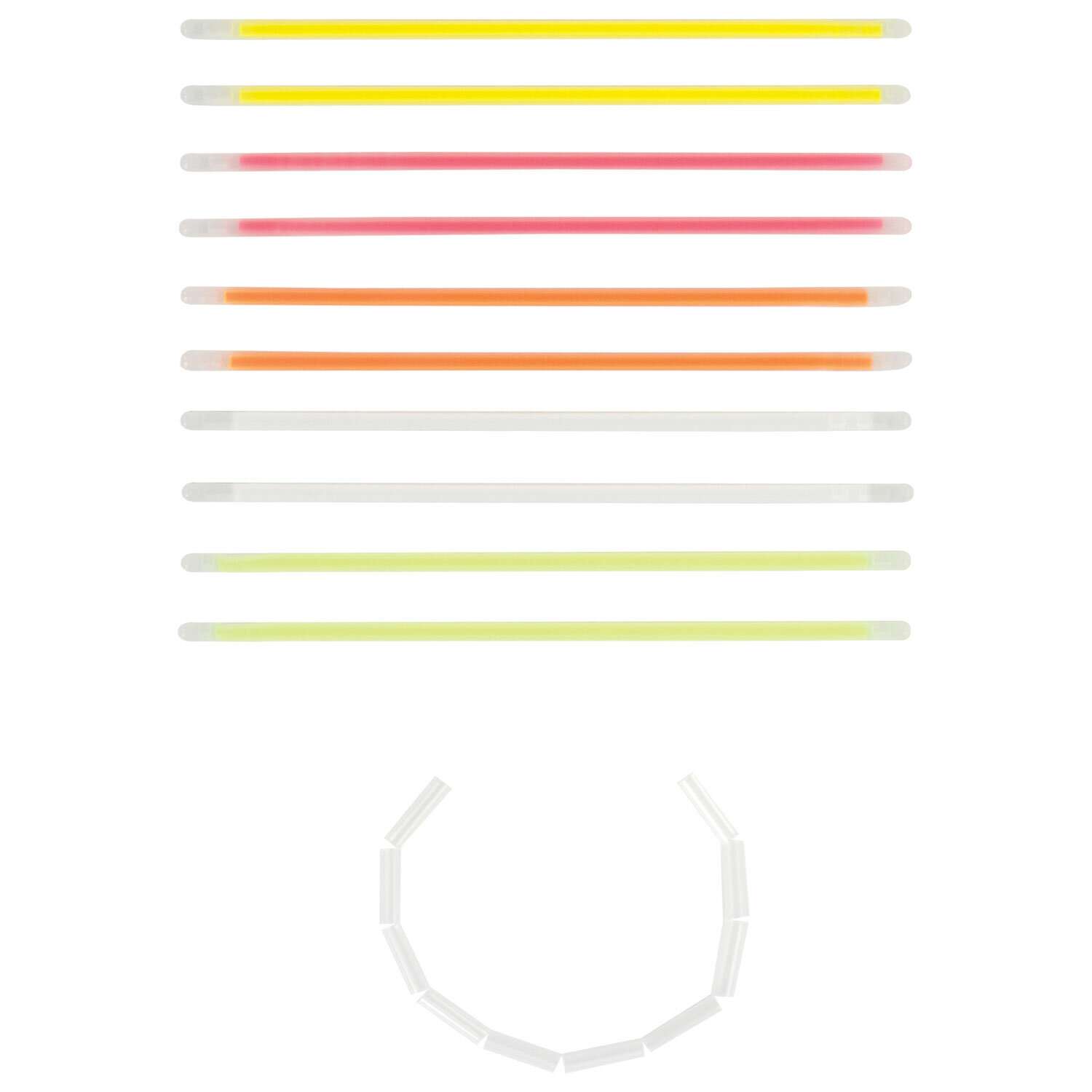 Светящиеся браслеты Юнландия неоновые набор 10 штук 662595 - фото 10
