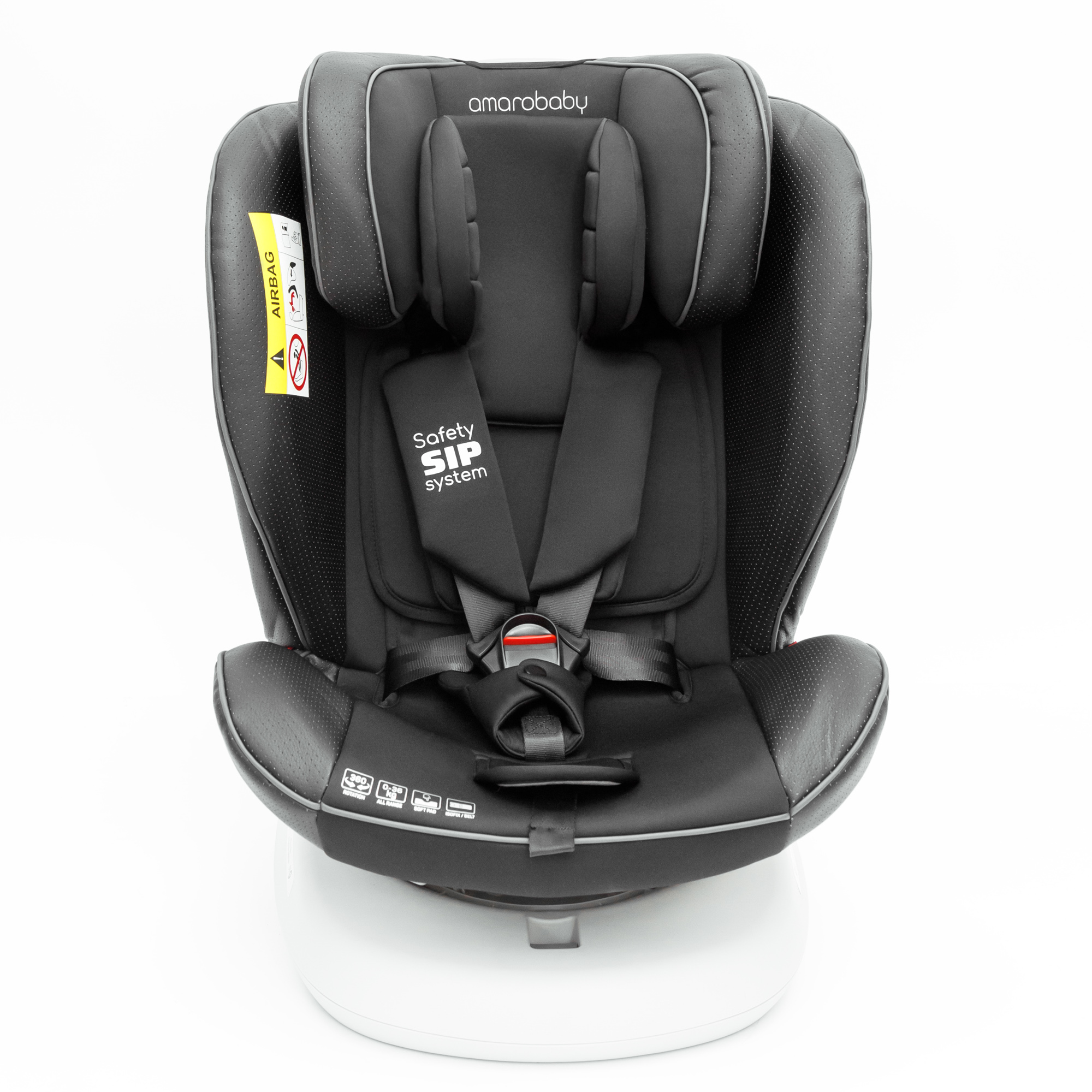 Автокресло Amarobaby Сhampion Isofix класс D группа 0+/1/2/3 Черный - фото 18