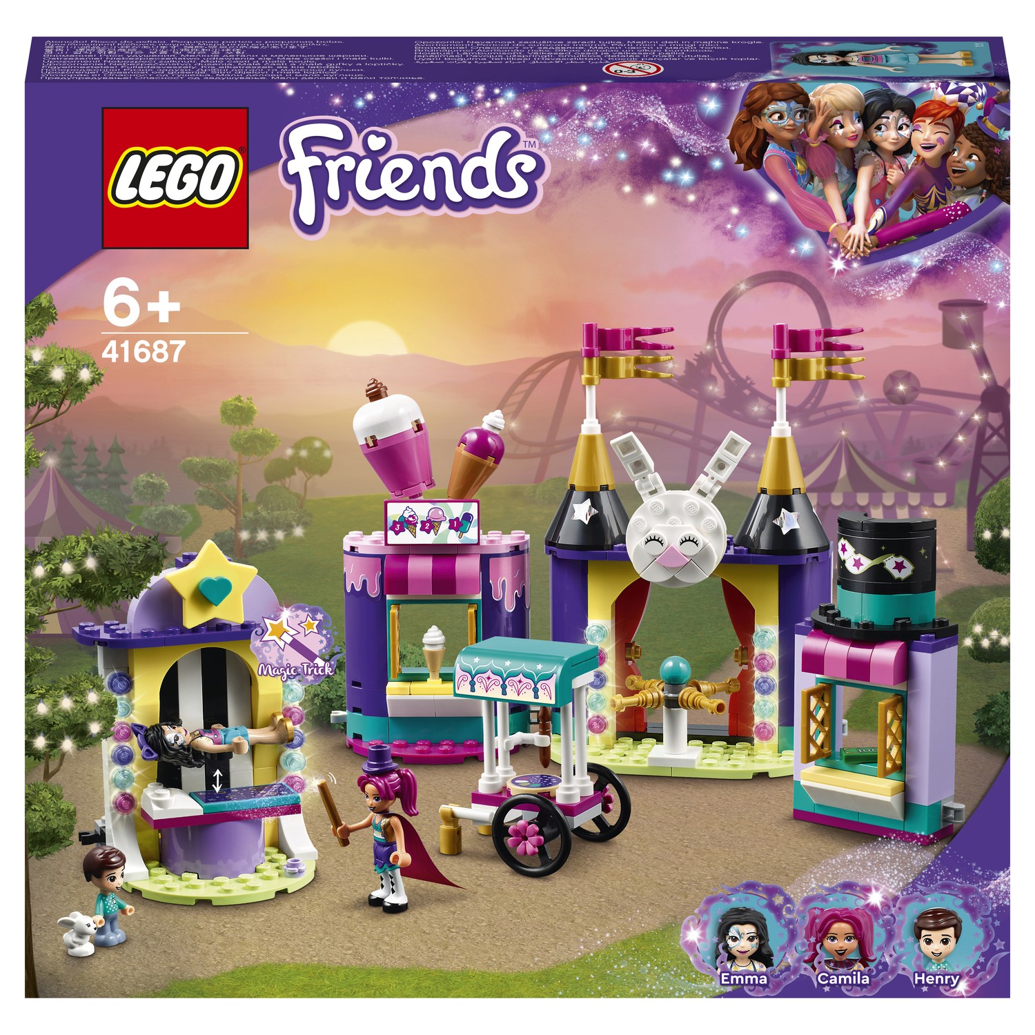 Конструктор LEGO Friends Киоск на Волшебной ярмарке 41687 купить по цене  999 ₽ в интернет-магазине Детский мир