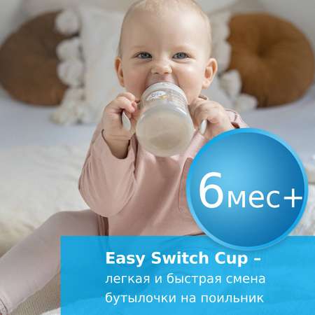 Чашка Lovi Buddy Bear 150мл с 6месяцев Серый