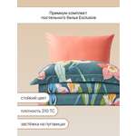 Постельное белье Arya Home Collection 1.5 спальное 160х220 Exclusive Evergreen комплект сатин наволочки 50х70 и 70х70