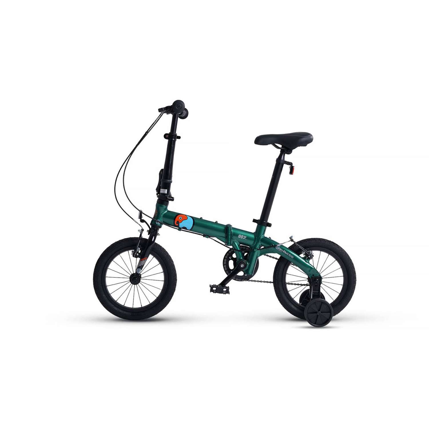 Велосипед Детский Складной Maxiscoo S007 стандарт 14 зеленый - фото 3