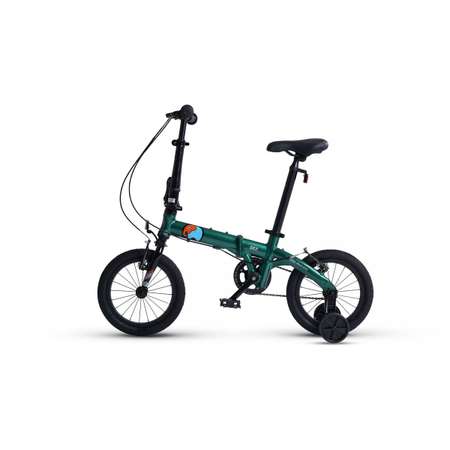Велосипед Детский Складной Maxiscoo S007 стандарт 14 зеленый