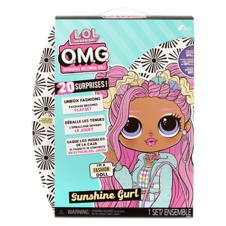 Кукла L.O.L. Surprise! Surprise OMG Doll Series 4.5 Sunshine 572787EUC