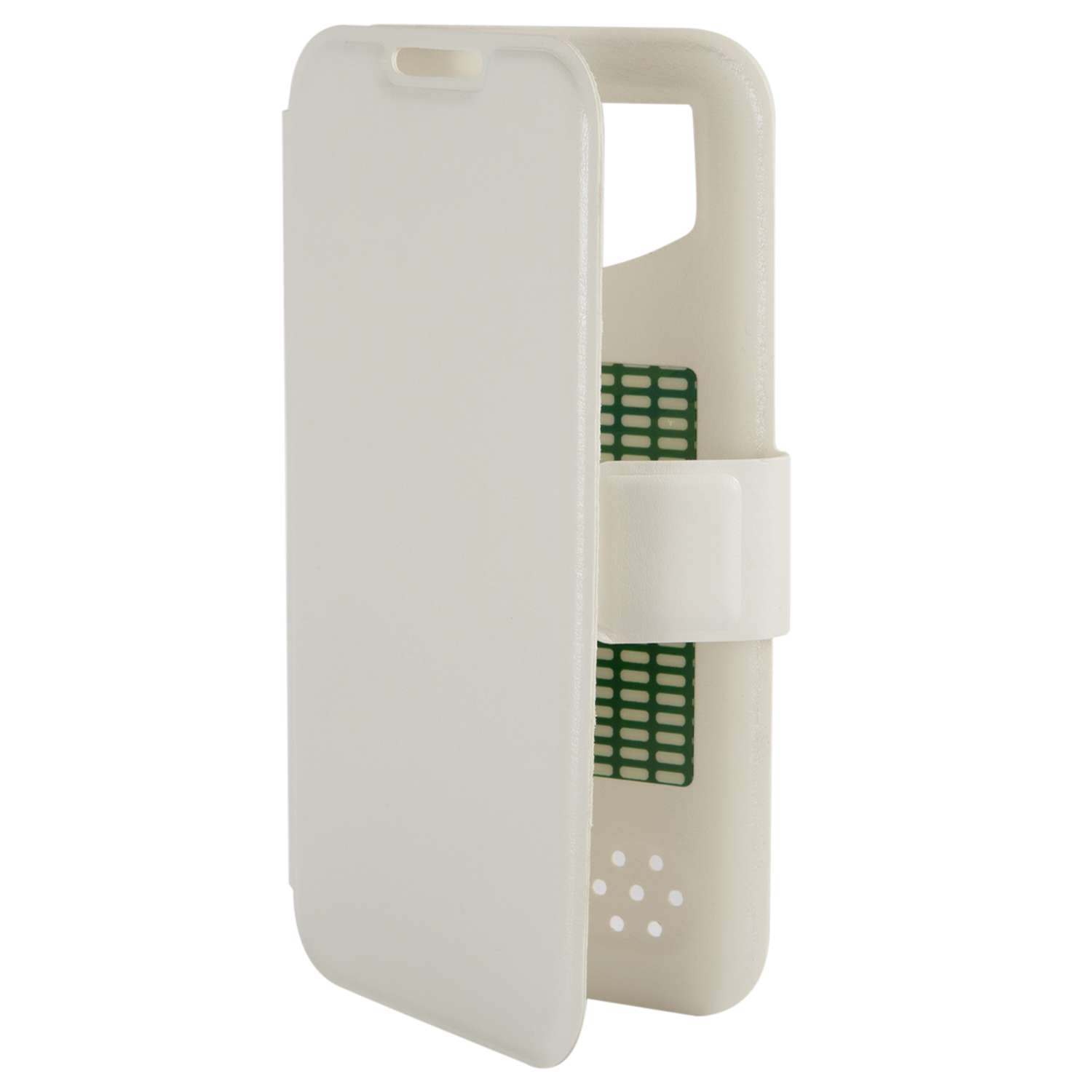 Чехол универсальный iBox Universal для телефонов 4.2-5 дюйма белый - фото 1