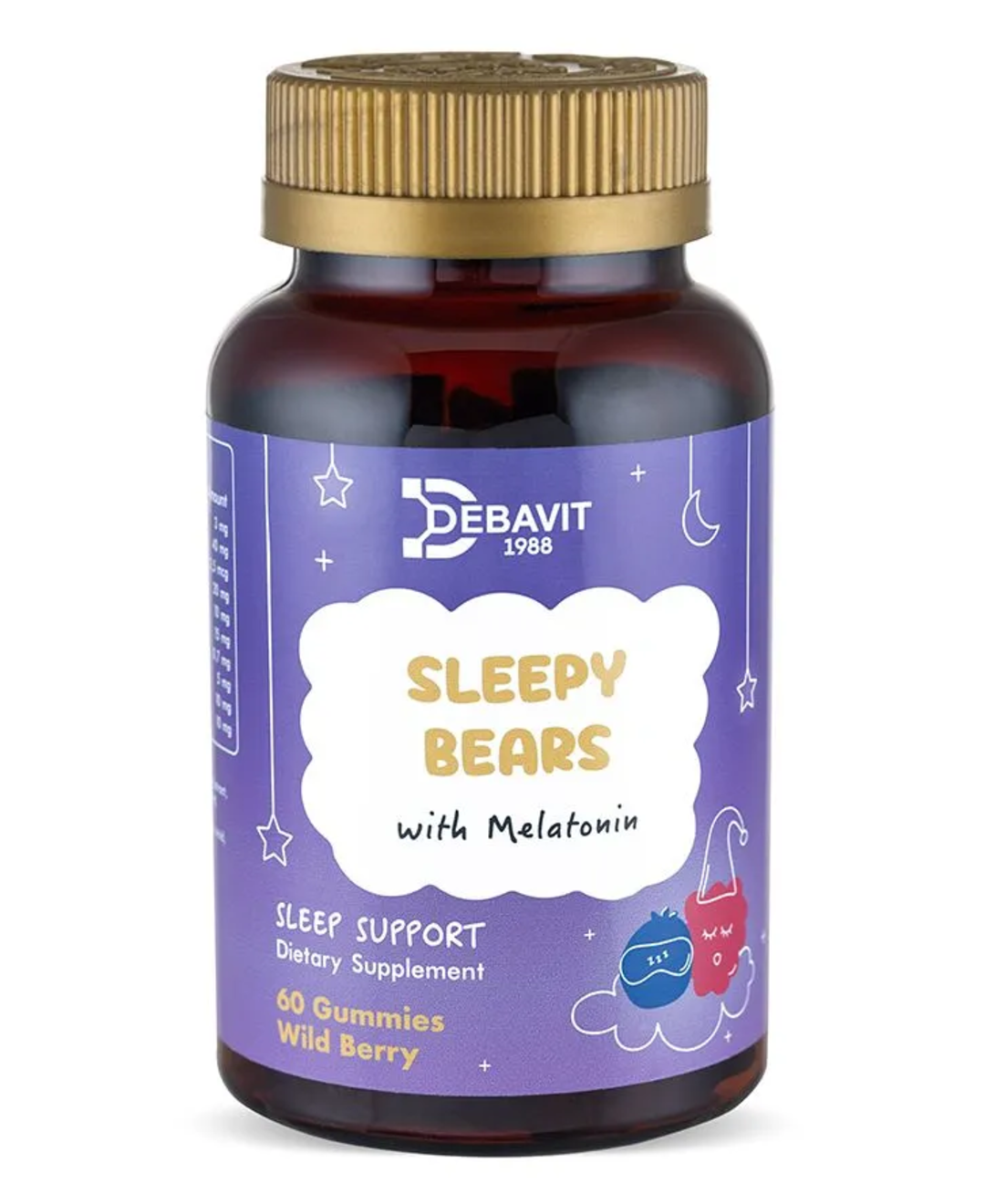 БАД Debavit Sleepy bears с мелатонином Комплекс для сна - фото 1