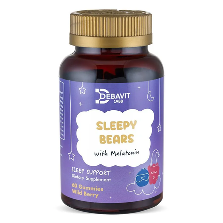 БАД Debavit Sleepy bears с мелатонином Комплекс для сна