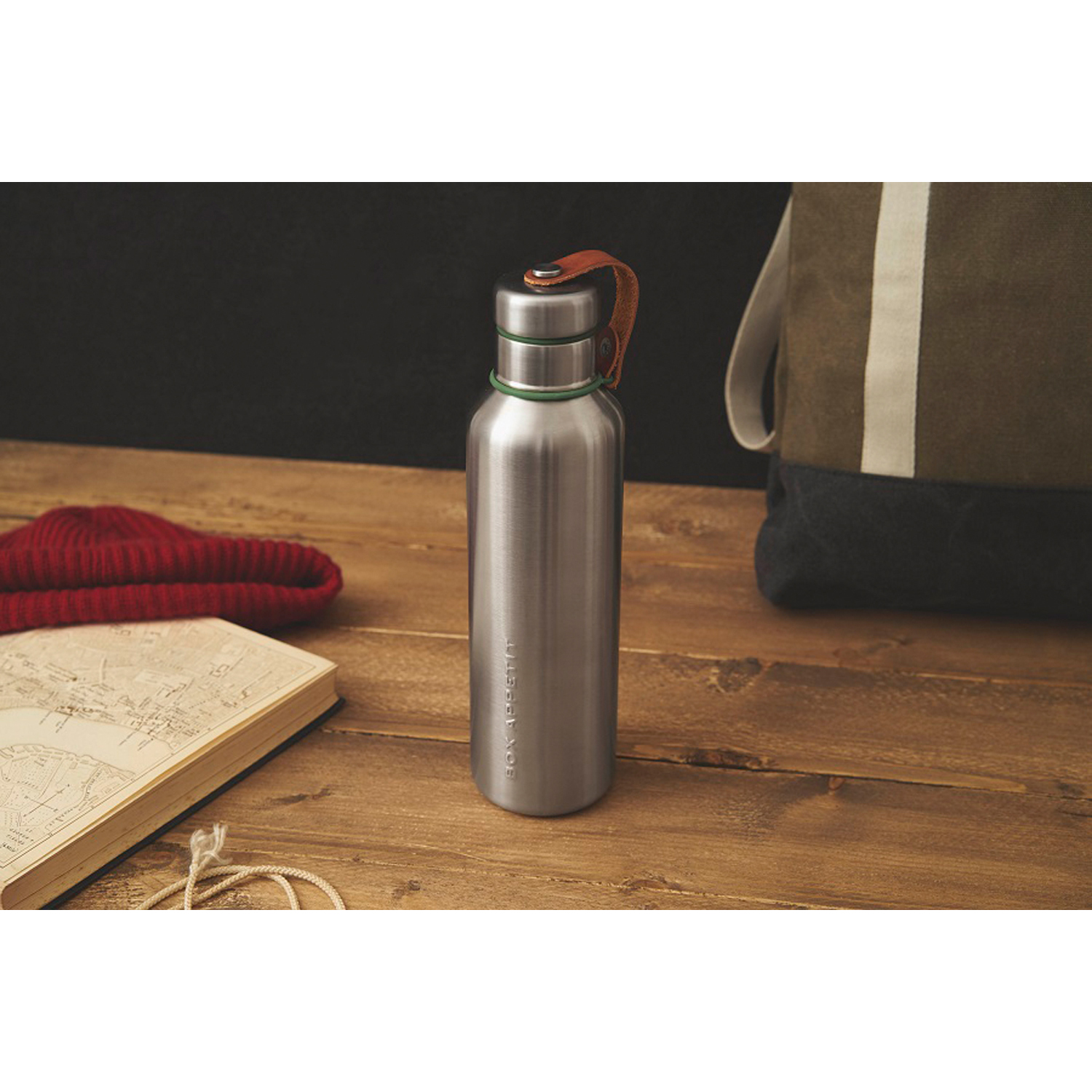 Фляга Black+Blum Water Bottle большая оливковая - фото 4