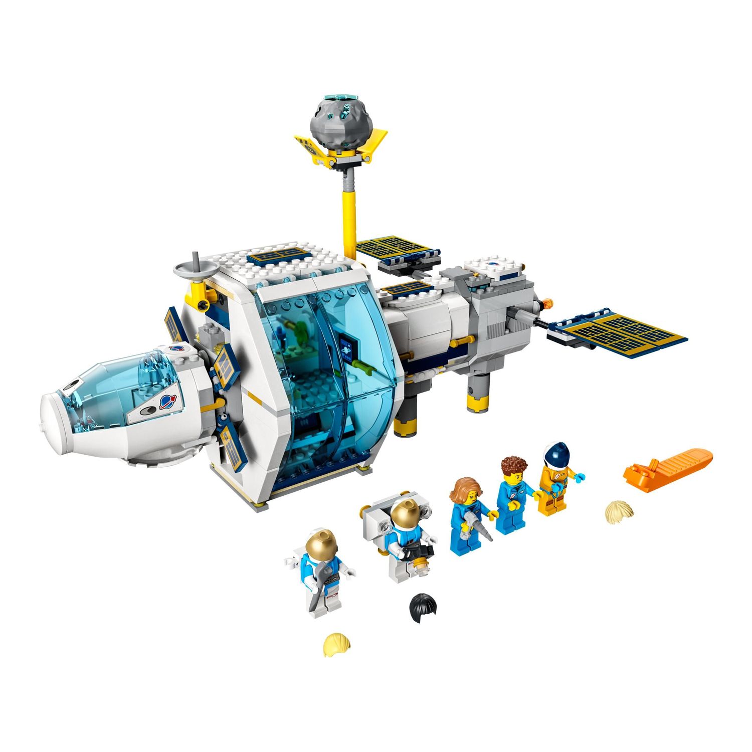 Конструктор LEGO City Space Лунная космическая станция 60349 купить по цене  5999 ₽ в интернет-магазине Детский мир