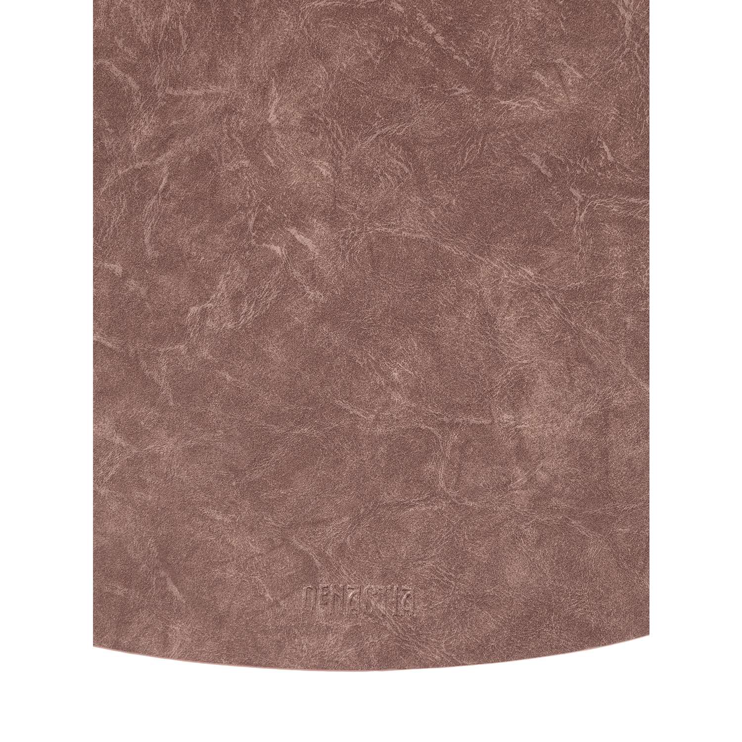 Салфетка сервировочная DeNASTIA Металлик 45x36 см экокожа коричневый E000588 - фото 3