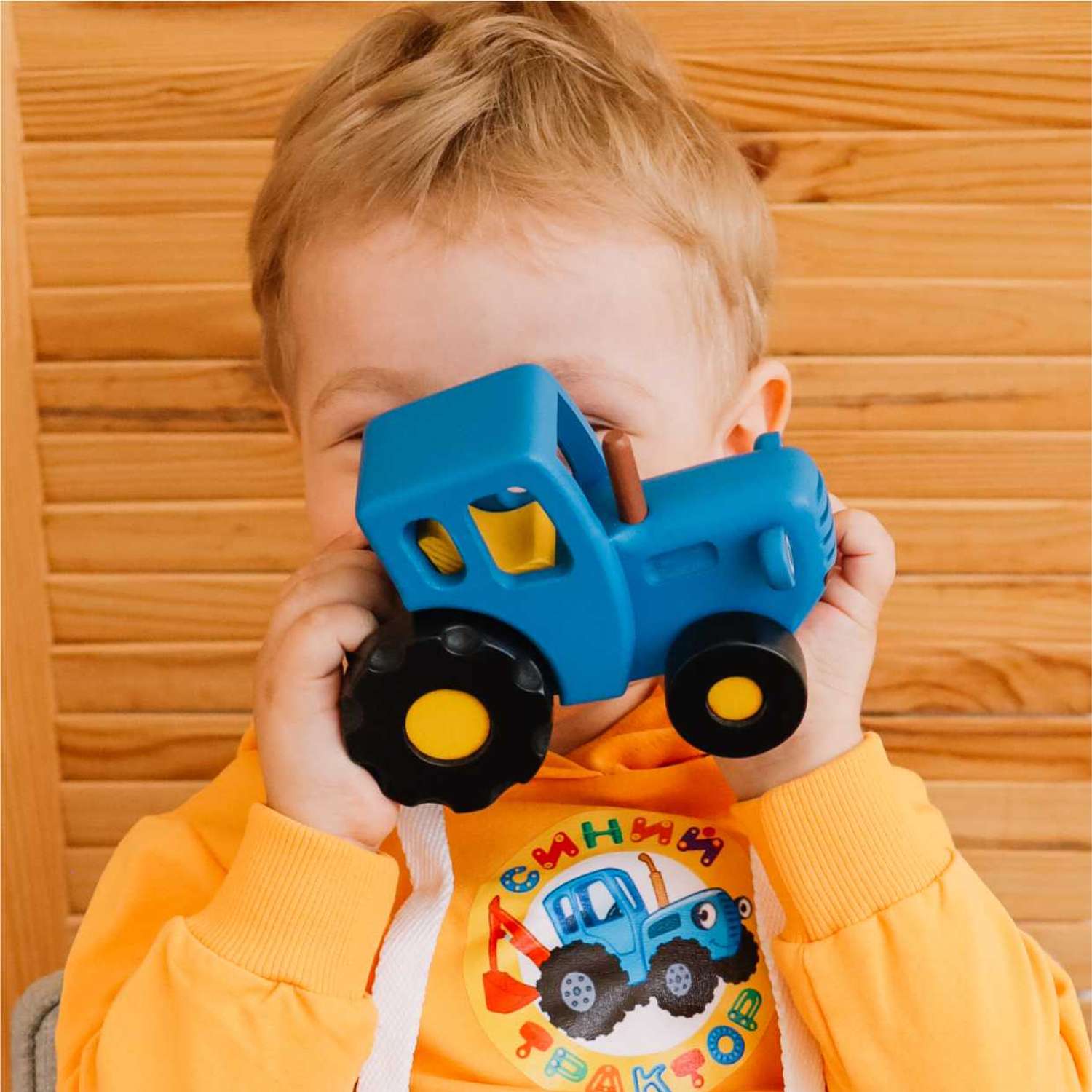 Игрушка Синий трактор Машинка с ковшом - фото 6