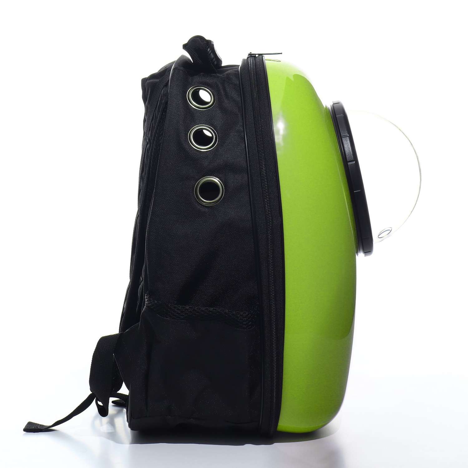 Рюкзак для переноски Пижон с окном для обзора 32х25х42 см зелёный - фото 7