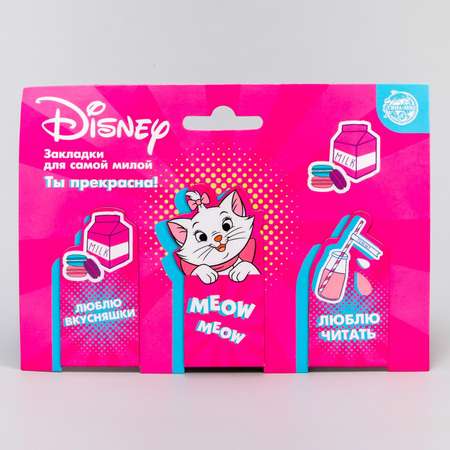 Открытка Disney с магнитными закладками «Для самой милой» Коты аристократы 3 шт