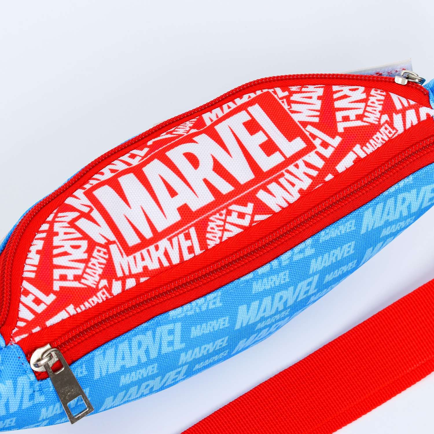 Сумка MARVEL поясная 25х6х13 см на липучках Мстители - фото 5
