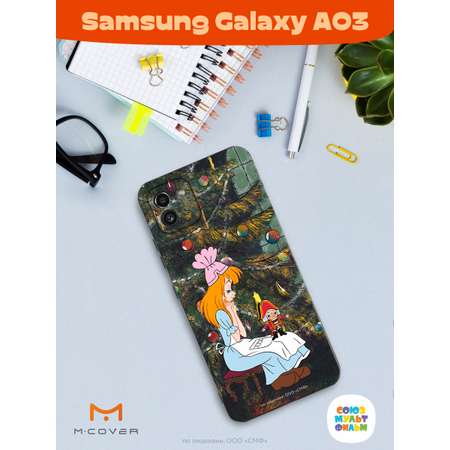 Силиконовый чехол Mcover для смартфона Samsung Galaxy A03 Союзмультфильм Злые чары королевы