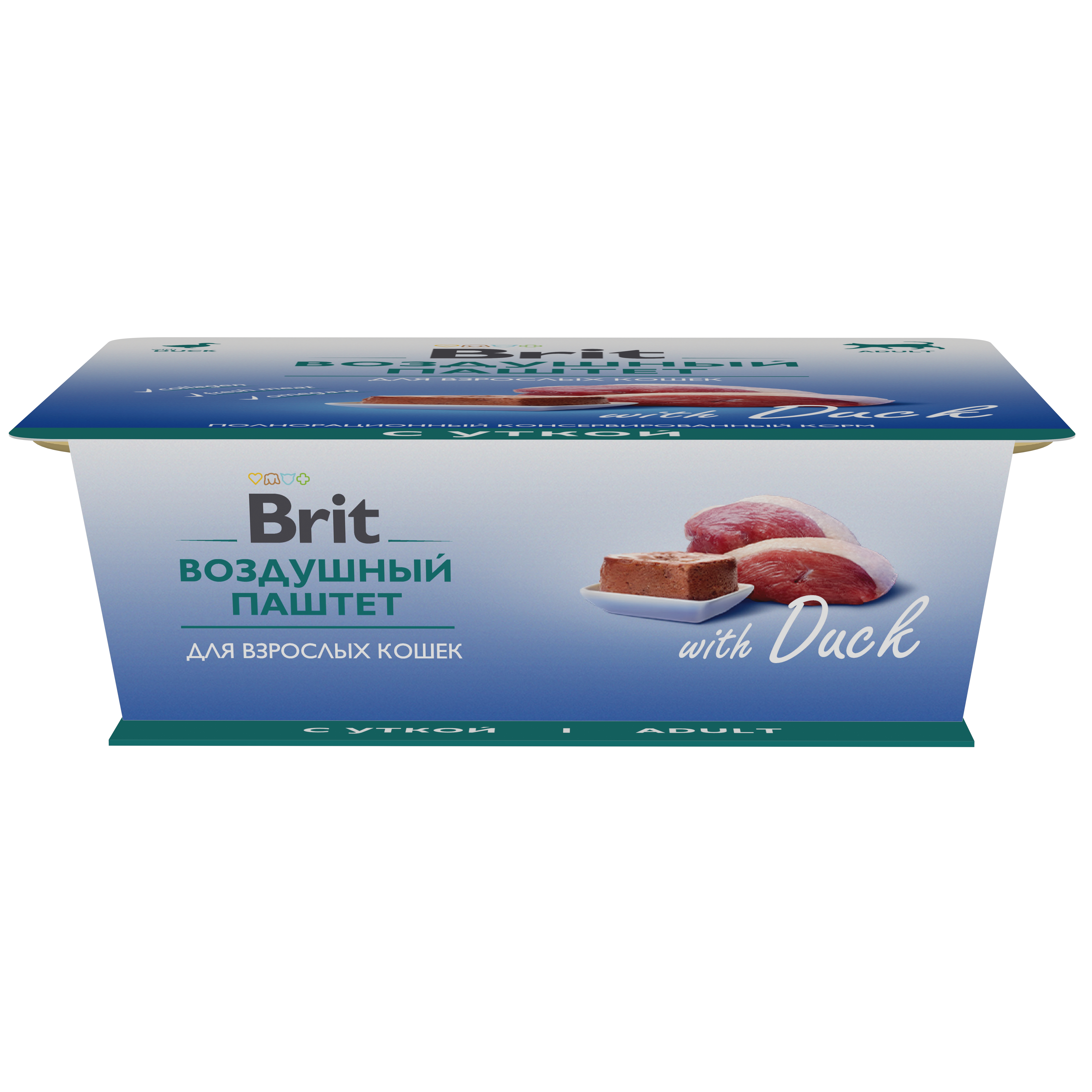 Корм для кошек Brit 100г паштет утка - фото 9