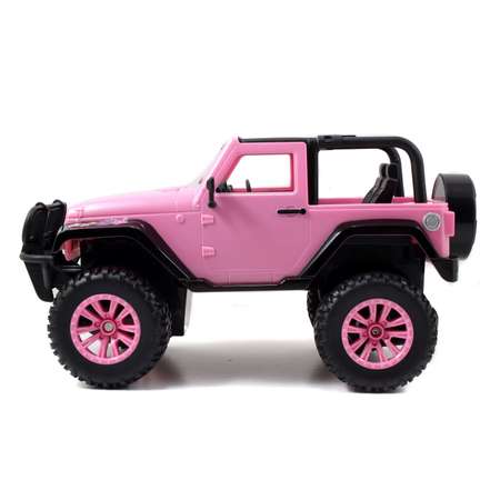 Машинка на радиоуправлении Jada масштаб 1:16 Girlmazing Jeep Розовая