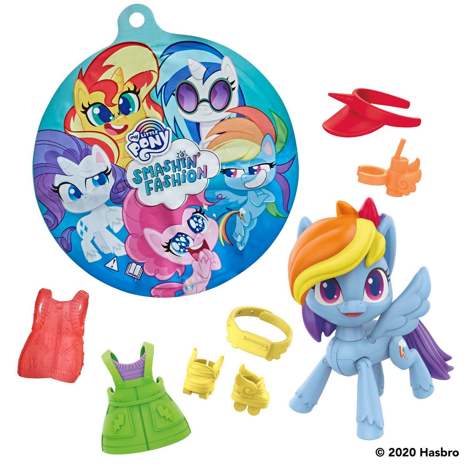 Набор игровой My Little Pony Пони Взрывная модница Рэйнбоу Дэш F17585L0 - фото 8