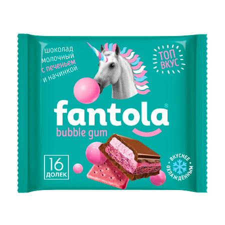 Шоколад fantola Fantola Bubble Gum 66г