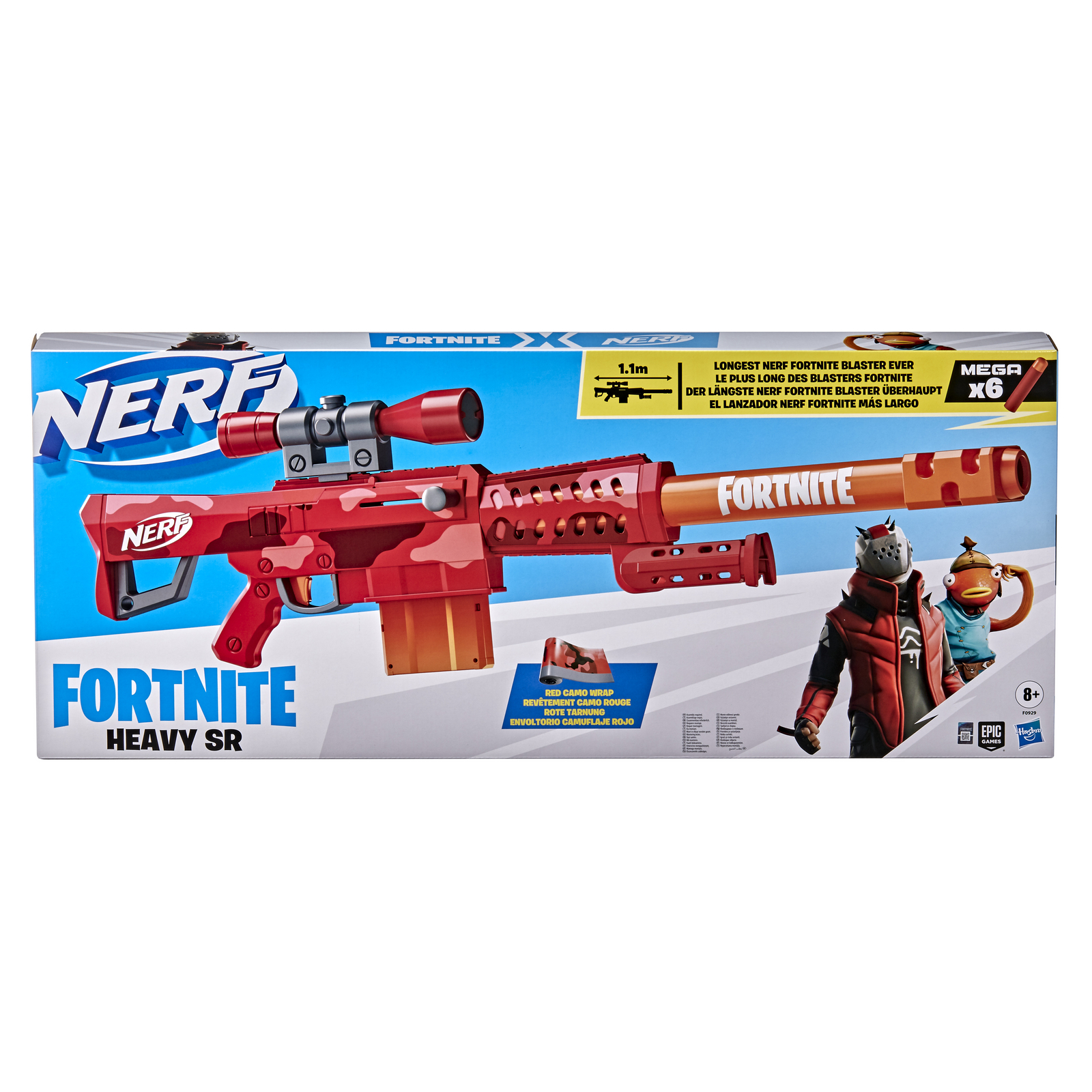 Набор игровой Nerf Фотнайт Хэви SR F0929EU4 купить по цене 5999 ₽ в  интернет-магазине Детский мир