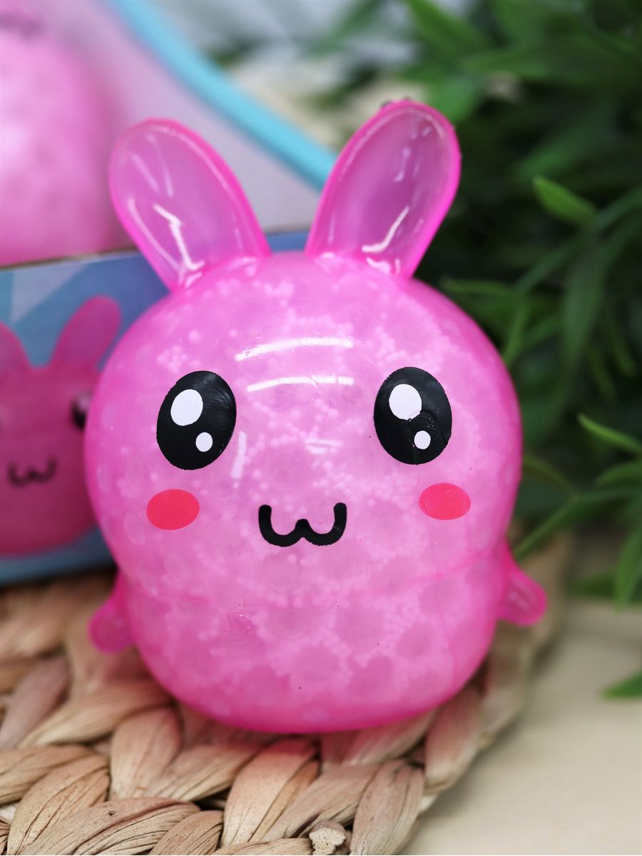 Мялка-антистресс iLikeGift Rabbit ball pink - фото 1