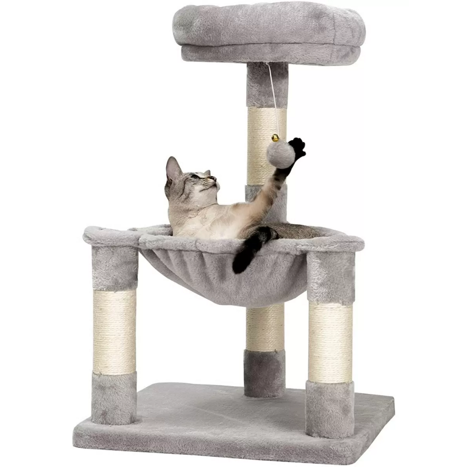 Когтеточка для кошек гамак Pet БМФ Серый - фото 1