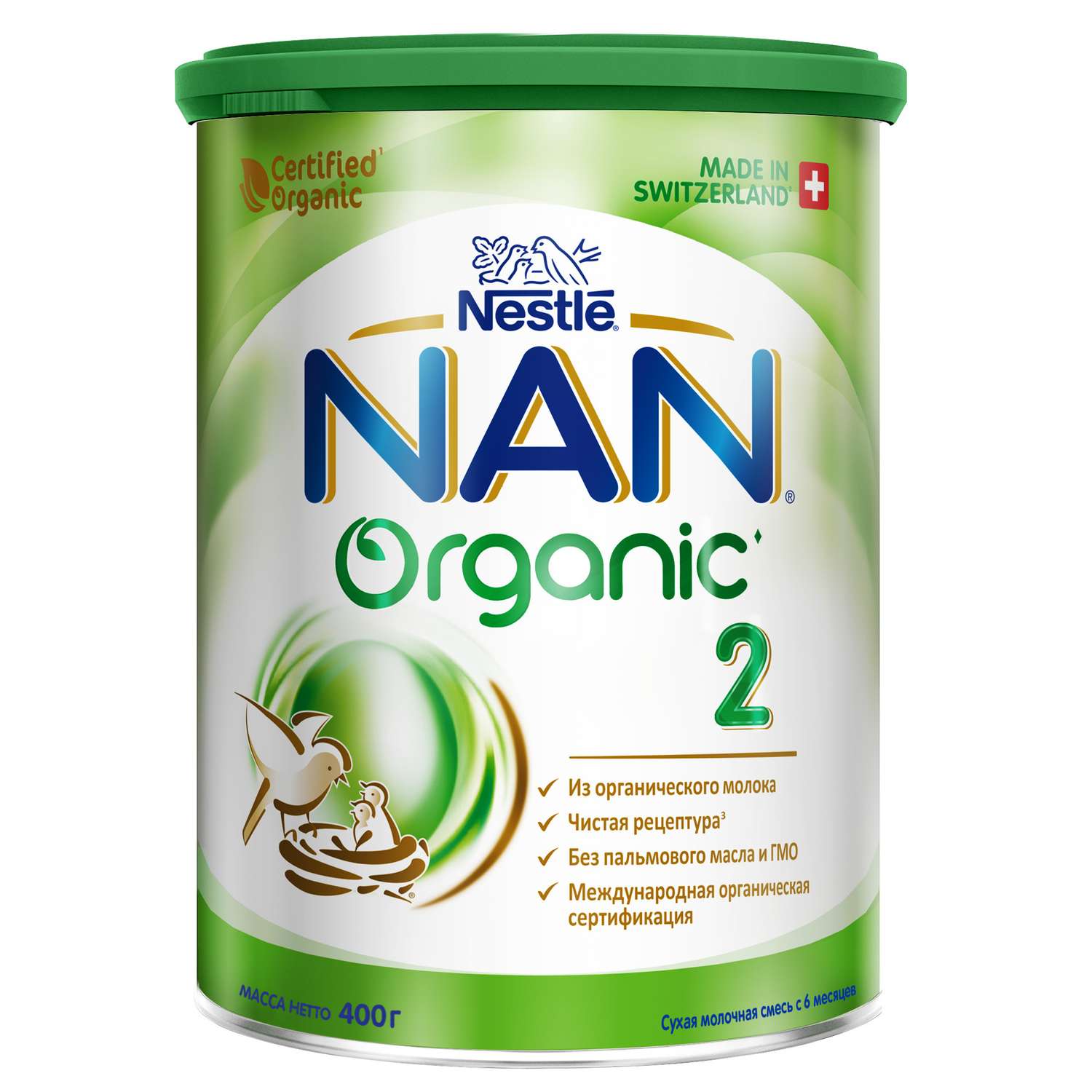 Смесь NAN 2 Organic 400 г с 6 месяцев - фото 1