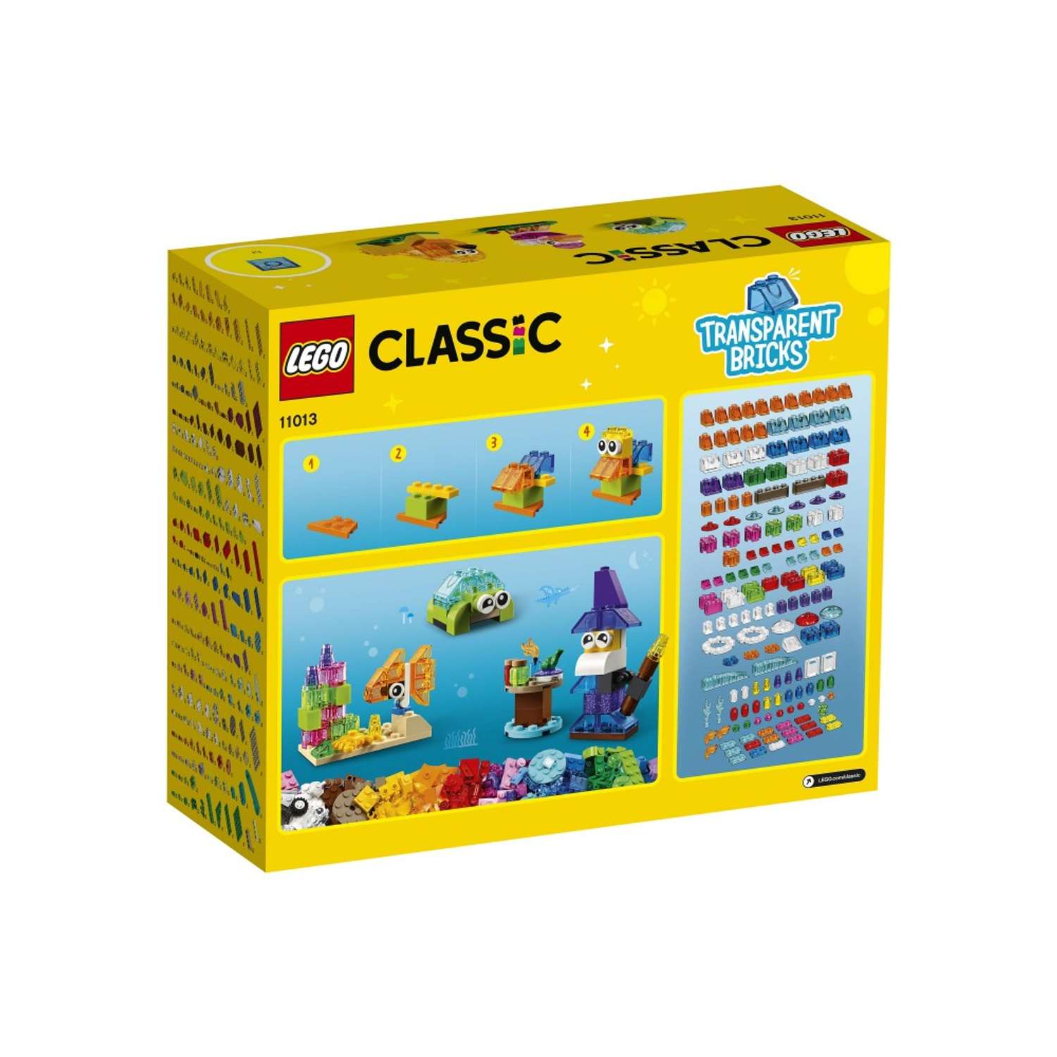 Конструктор LEGO Classic Прозрачные кубики L-11013 - фото 11