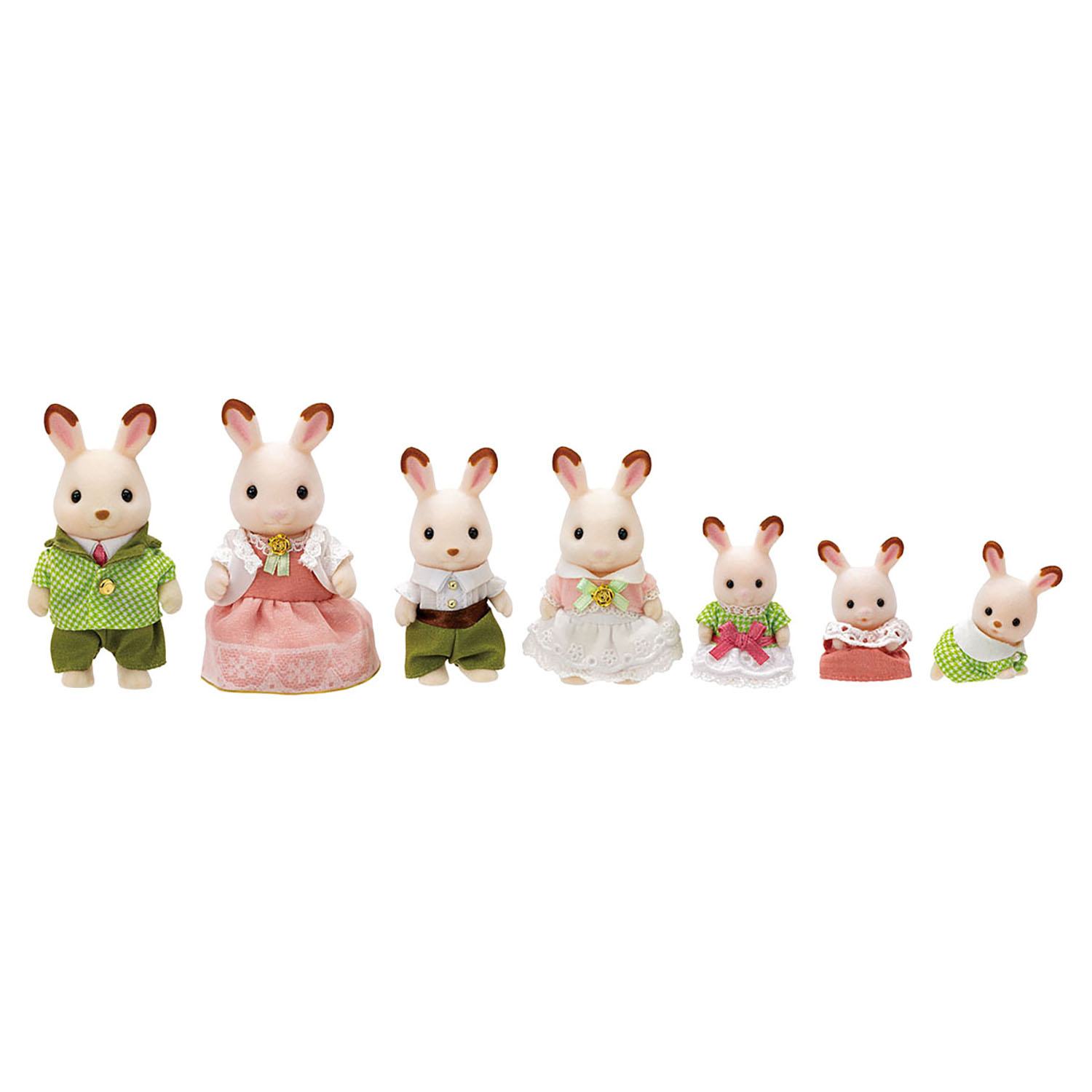 Набор Sylvanian Families Семья шоколадных кроликов 2063 купить по цене 4199  ₽ в интернет-магазине Детский мир