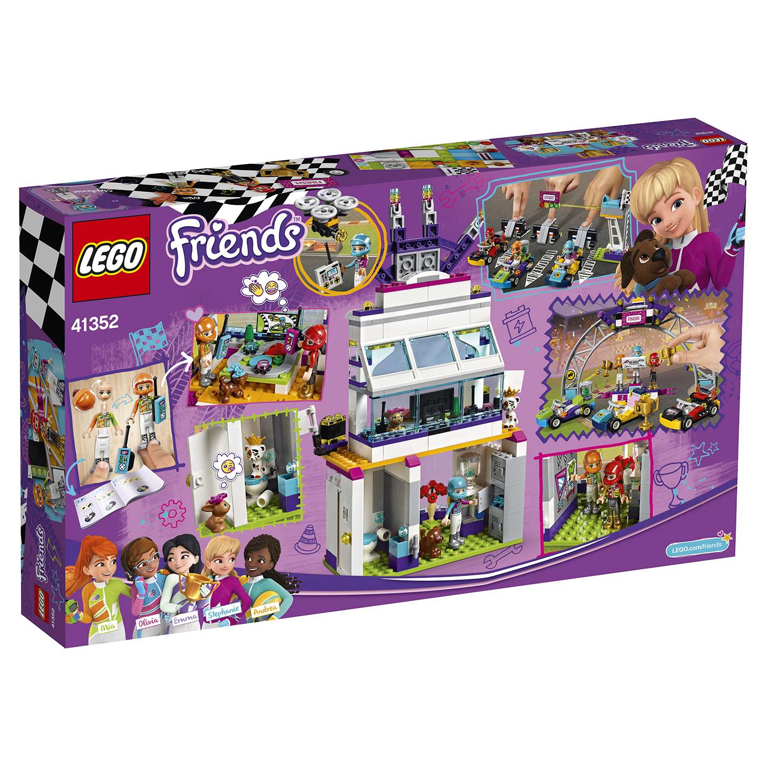 Конструктор LEGO Friends Большая гонка 41352 - фото 3