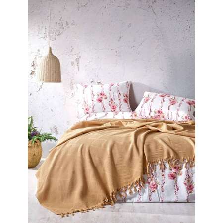 Плед Arya Home Collection на кровать диван евро 220x240 Vivian хлопок