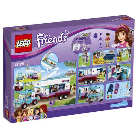 Конструктор LEGO Friends Ветеринарная машина для лошадок (41125)