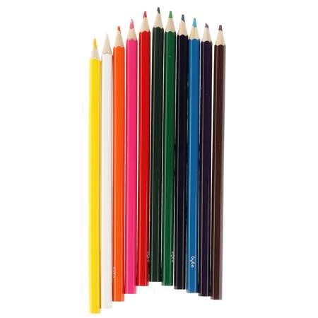 Цветные карандаши Умка Буба 12 цветов акварельные 322128