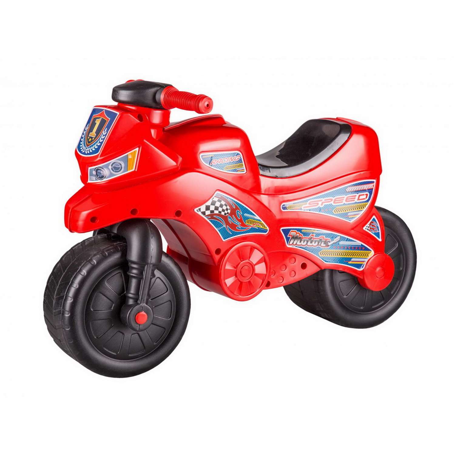 Каталка детская Альтернатива Мотоцикл красный - фото 1