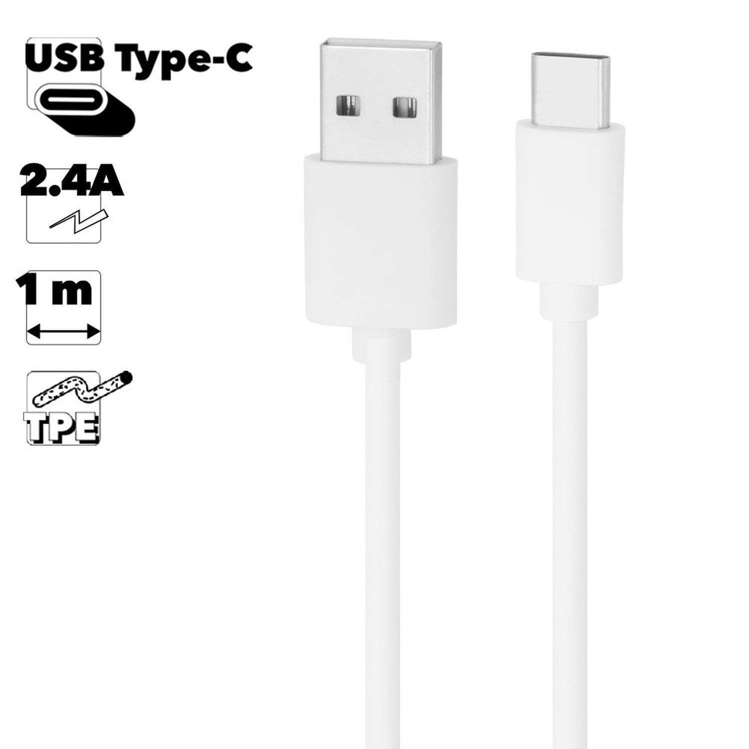 USB кабель Liberty Project Type-C 1м Белый - фото 3
