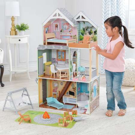 Кукольный домик  KidKraft Хэлли с мебелью 31 предмет 65980_KE
