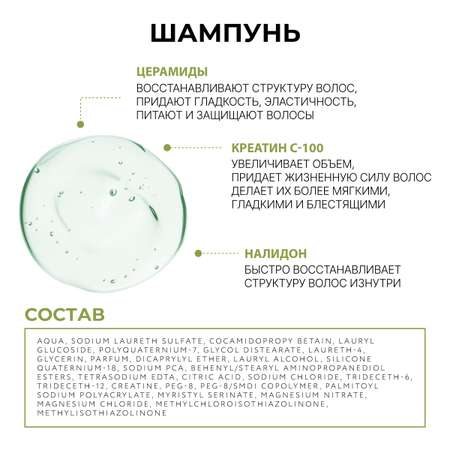 Косметический набор Ollin для восстановления волос BIONIKA реконструктор 250+200+100 мл