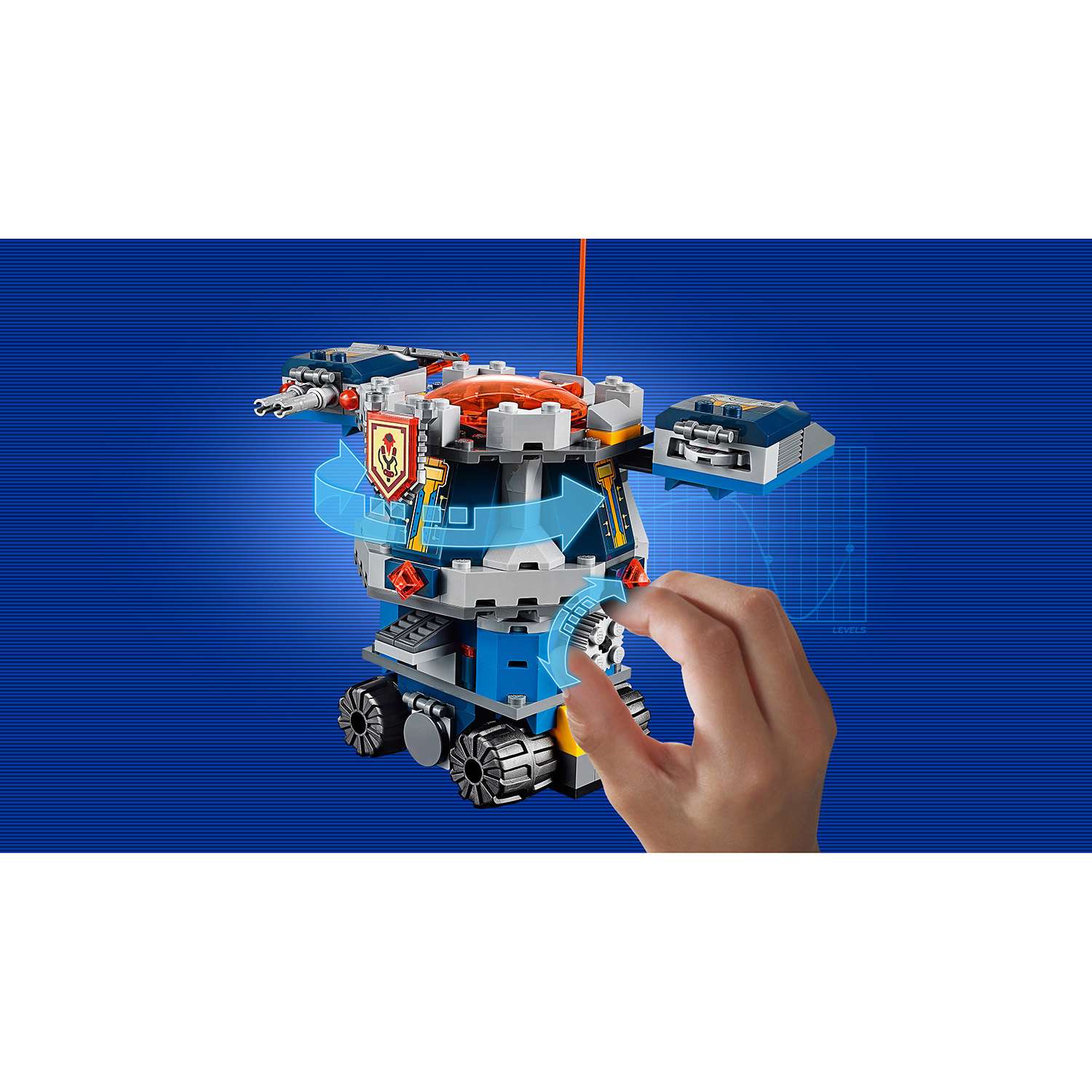 Конструктор LEGO Nexo Knights Башенный тягач Акселя (70322) - фото 8