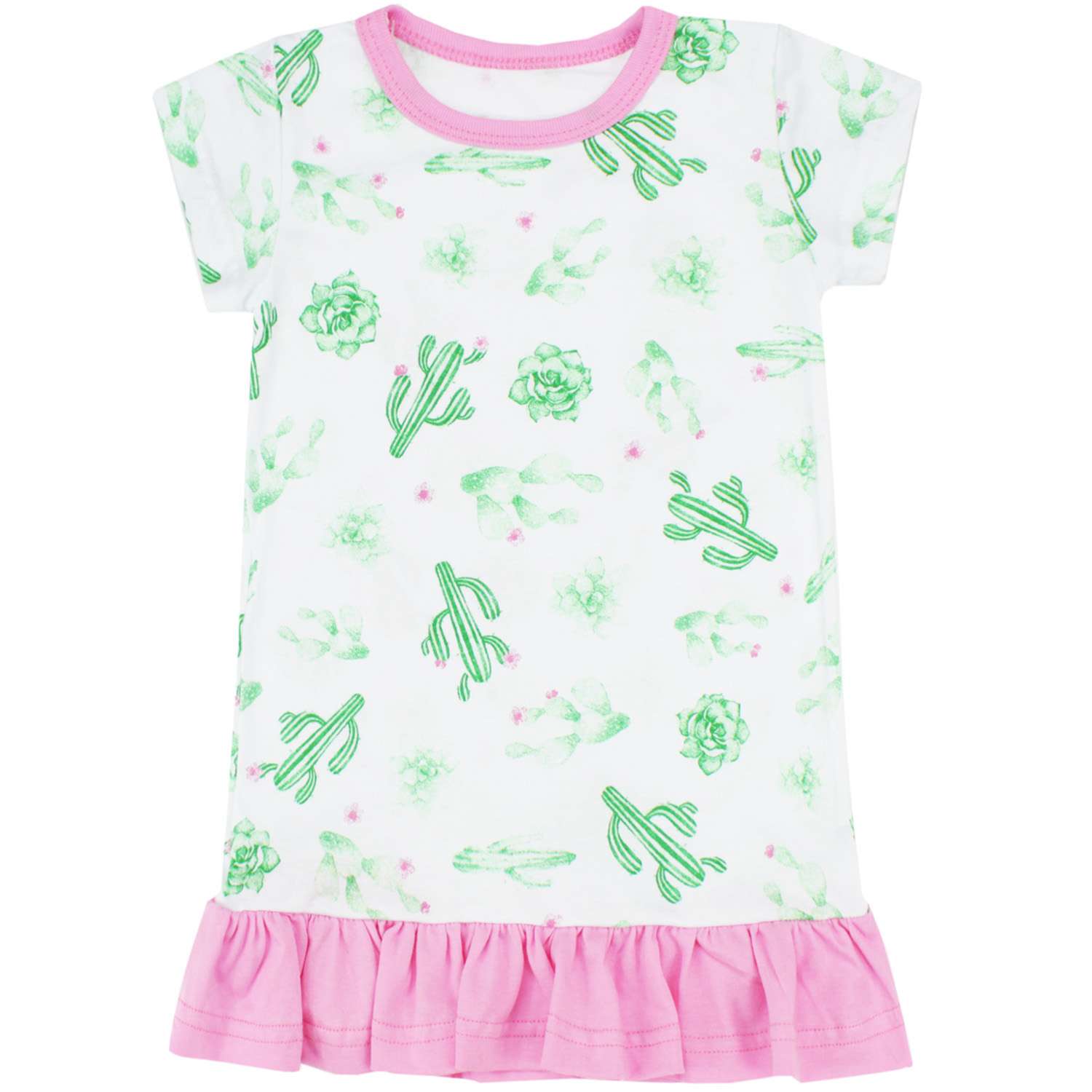 Платье Babycollection 00-00025437белый розовый зеленый - фото 2
