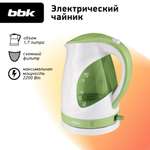 Чайник электрический BBK EK1700P белый/светло-зеленый