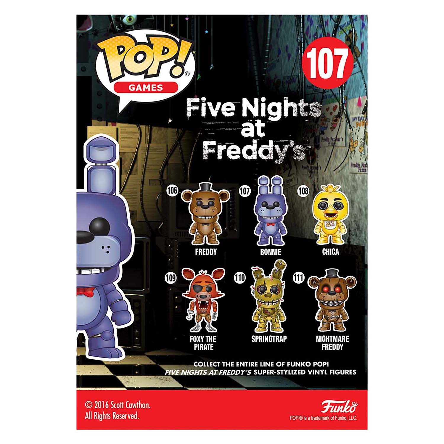 Игрушка Funko Pop Vinyl Games Fnaf Bonnie Fun534 купить по цене 1299 ₽ в  интернет-магазине Детский мир