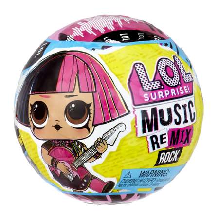 Игрушка в шаре L.O.L. Surprise Remix Rock Doll в непрозрачной упаковке (Сюрприз) 577522EUC