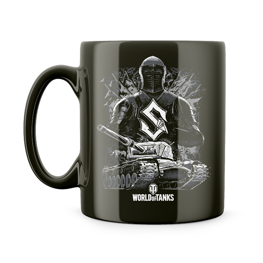 Кружка World of Tanks Sabaton Knight Limited Edition чёрная - фото 1