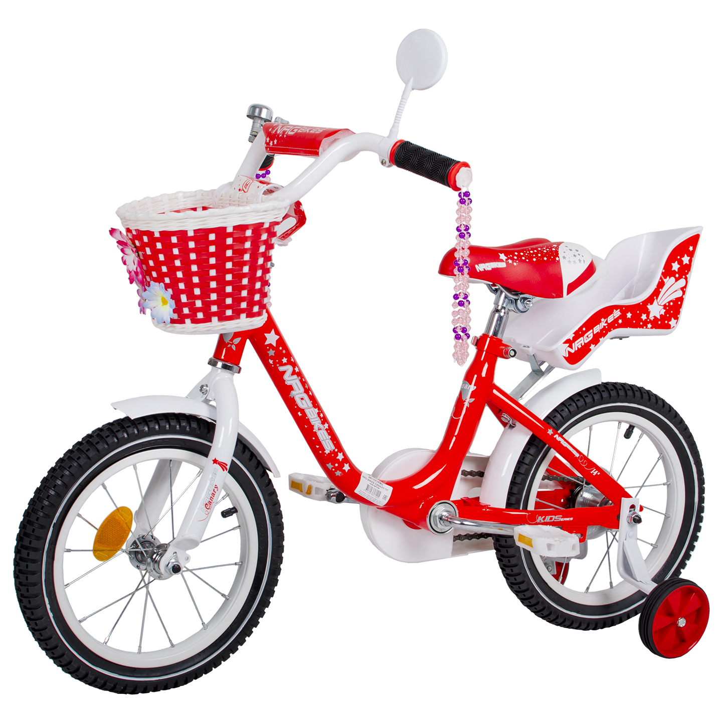 Велосипед NRG BIKES Canary 14 red-white - фото 12