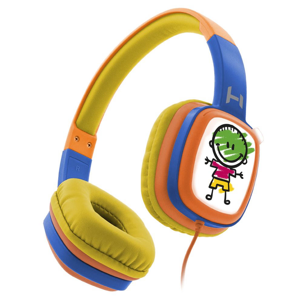 Наушники HARPER Kids HN-302 Orange-Blue - фото 2