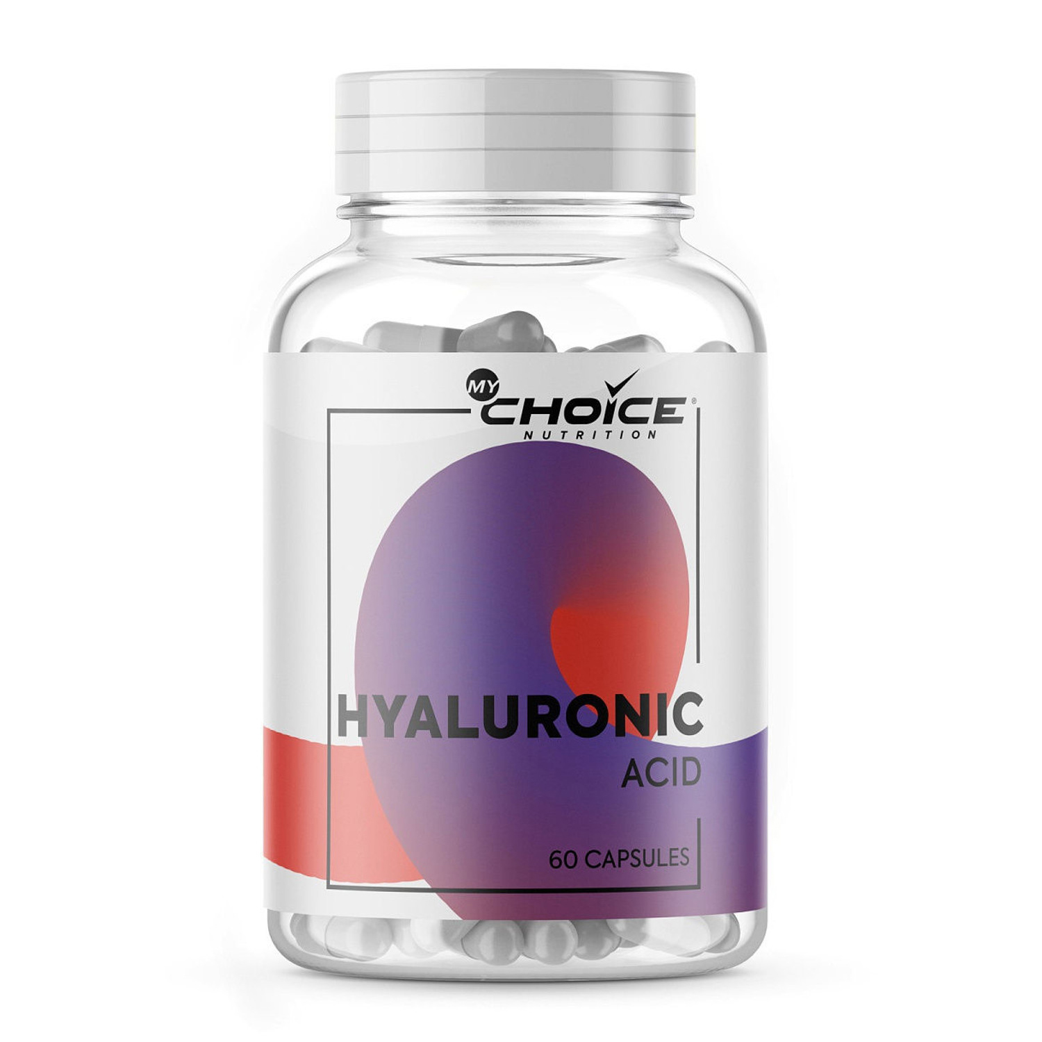 Комплексная пищевая добавка MyChoice Nutrition Hyaluronic Acid 60капсул - фото 1