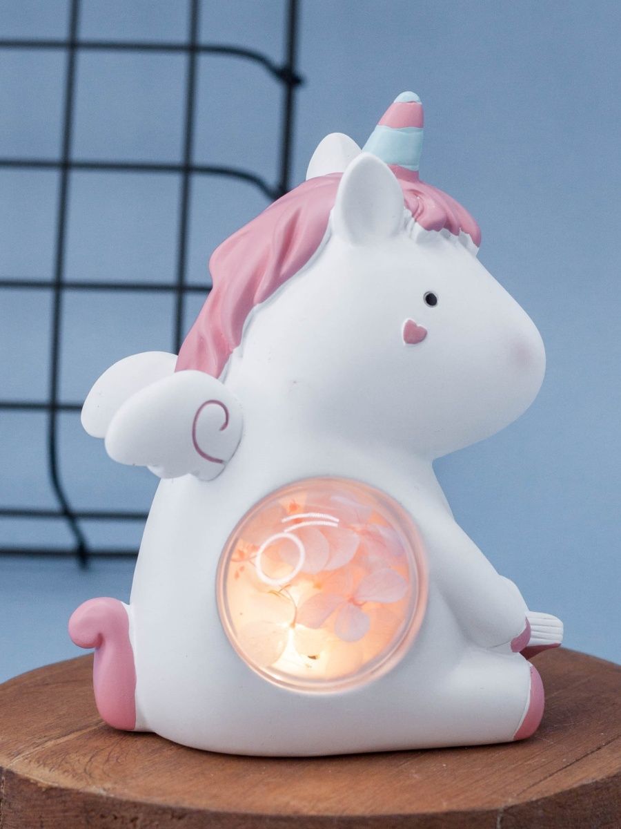 Ночник iLikeGift Gentle unicorn pink - фото 2