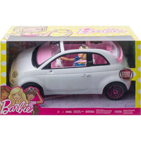 Кукла Barbie и белый Фиат FVR07