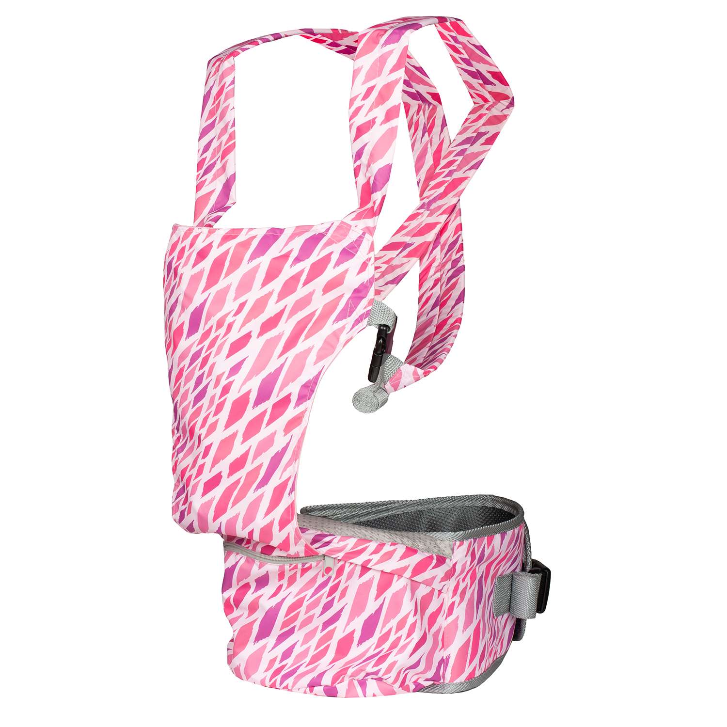 Хипсит-рюкзак Чудо-чадо со спинкой «‎Непоседа» витраж розовый - фото 1