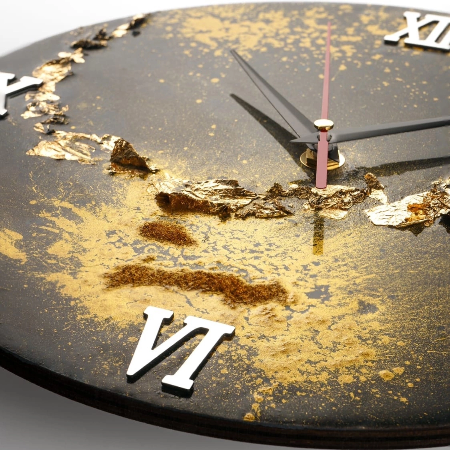 Набор для творчества Resin Art Master IQ Часы с эпоксидной смолой с золотом - фото 9